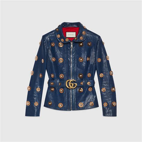 giacca in pelle gucci donna|Giacche Firmate ed Eleganti Donna .